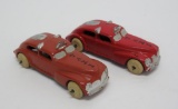 Two 1930's Barclay slush metal Taxi cabs great condition, 3 1/4