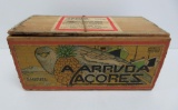 A Arruda Acores Pineapple wood box with cover, 15