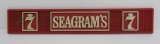 Seagram's 7 Bar Rail mat, 20 1/2