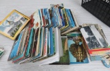 Approximately 700 postcards, Travel, Nature, animals and scenery