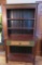 Rustic Farmhouse Eddy West cabinet, single drawer and open shelves