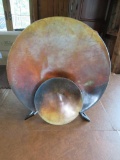 Artison Bronze plates with stand, sculptor CT Whitehouse