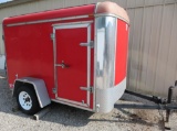 8' Shadowmaster Trailer, Special Touring Edition, red