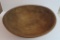 Large wooden bowl, dough mixing bowl, 17