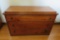 Primitive three drawer chest, 33