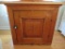 Gorgeous butternut side table wash stand, single door, star design, 29
