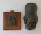 Two vintage chocolate molds, baby and children