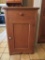 Beautiful single drawer and single door cabinet, possible cherry