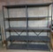 Double metal rack, 6' wide and 6' tall, shelves are 17