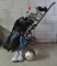 Ladies golf clubs, rolling cart and size 7 1/2 golf shoes