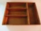 Primitive divided wooden tray, 16 1/2