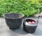2 piece Cast iron lot with pot and kettle