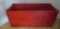 Red Milwaukee shipping crate, 32