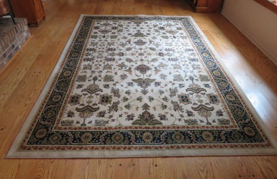 Room Size oriental style rug, Yorkshire, 7'7" x 11' , 100% wool pile