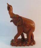 Carved wooden elephant, 16
