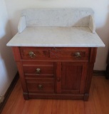 Marble top commode, 30
