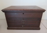 Four drawer lift top machinist chest,, 19