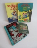 Vintage Raggedy Ann books and Ginger & Pickles by Beatrix Potter