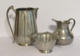 Five pieces of Pewter