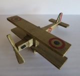 Wooden airplane model, 13