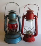 2 Dietz kerosene lanterns, 12