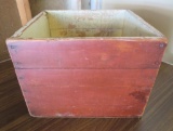 Wood box, 14