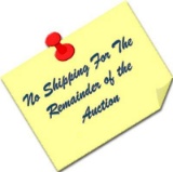 Please Note - The remaining items in the auction are LOCAL PICK UP ONLY