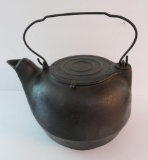 Early WB cast iron tea kettle, 8