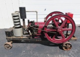 Samson Hit and Miss Engine on wagon, #4081, 6 HP