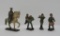 Four Lineol Germany Composition WWII German toy soldiers