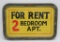 Framed For Rent sign, 24