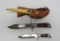 Three Buck style knives