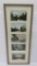 Five Milwaukee Lake Park post cards framed, 23
