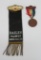 Two GAR Civil War era ribbon and medal, 7