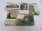 About 67 black and white and real photo postcards