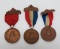 Three GAR Representative medals, 1898, 1899 and 1900