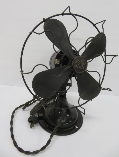 Polar Cub metal fan, working, 11" cage