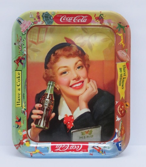 Original 1950's Coca-Cola drink tray, excellent condition