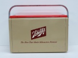 Very good condition Schlitz cooler, great colors, 19
