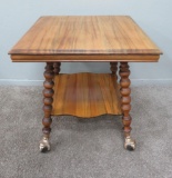 Great Claw Foot Parlor Table, Man of the North Wind