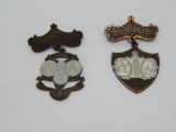 Two Chicago Souvenir from GAR Encampments, medals, 1900