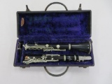 The Pedler clarinet Elkhart Ind, with case