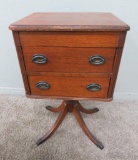 Duncan Phyfe Sewing Cabinet, 