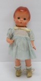 Very nice composition Patsy Anne style doll with dress, 13 1/2