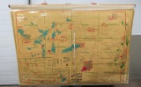 Waukesha County Map, Polyconic Projection Map, by Hearn Bros, 44