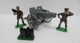 Bill Holt cannon and Holt Hobbies German toy soldiers
