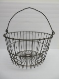 Metal egg basket, 14 1/2