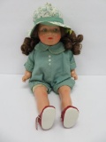 Vintage Composition Toddler doll with sleep eyes and cloth body