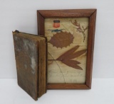 Leaves from Washington grave at Mount Vernon and 1796 Apology for the Bible by Thomas Paine