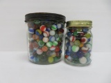Lot of machine made marbles, about 350 marbles